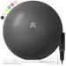 Greater Goods Professional Exercise Ball; Yoga Ball for Working Out Balance Stability and Pregnancy; Designed in St. Louis 55cm (Jet Black)