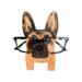 Sink Corner Strainer Small Dish Rack Cute Creative Animal Glasses Frame Home Office Decoration Desktop Glasses Frame Wooden Dish Drying Rack And Mat Washcloth Rack for Kitchen Sink