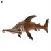 SANWOOD Ocean Animal Toy Ocean Animal Toy Vivid 3D Effect Cartoon Underwater World Whale Shark Crab Turtle Action Figure for Kids