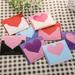 Opolski Greeting Card Foldable Visual Effect Paper Creative Heart Pattern Blessing Card for Valentine s Day