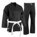 ProForce 6 oz Karate Uniform Elastic Drawstring Pants poly cotton blend Blue/black/red or white