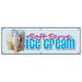 SignMission B-72 Soft Serve 72 in. Soft Serve Ice Cream Banner Sign - Shop Parlor