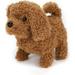 Electronic Plush Toy Welltop Teddy Toy Dog with Tail Wagging Walking& Barking Plush Animal Toy Soft Electronic Dog Pet Lightweight Plush Toys Funny Interactive Toys Gift for Toddler Kids Boys Girls