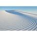 Ripple patterns in gypsum sand dunes White Sands National Monument New Mexico Poster Print by Alan Majchrowicz