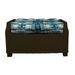 RSH Dcor Indoor Outdoor Single Tufted Ottoman Replacement Cushion **Cushion Only** 21 x 17 Kokoma Capri Blue