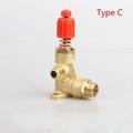 Pressure Regulating Valve Car Washing Machine High Pressure Adjustable Pressure Valve Pressure Washer Pump Head Parts