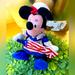 Disney Accents | Disney Nwt Vintage 90s Minnie Mouse Betsy Ross W/American Flag Attached Tags | Color: Blue/Red | Size: 8”