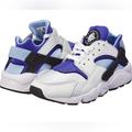 Nike Shoes | Nike Air Huarache - Women's - Nib - White/Black/Lapis | Color: Black/White | Size: 9