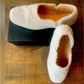 J. Crew Shoes | J.Crew Ivory Shearling Shoes | Color: Cream/White | Size: 9.5