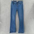 Free People Jeans | Free People Button Fly Bootcut Denim Jeans Womens Size 28 Blue Medium Wash | Color: Blue | Size: 28