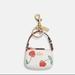 Coach Accessories | Coach Mini Nolita Keychain Key Fob Bag Charm W/Heart Cherry Print | Color: Red/White | Size: Os