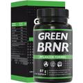 GREEN BRNR - Grüntee Extrakt hochdosiert 120 Kapseln mit extra viel EGCG + Polyphenole, Green Tea Kapseln, Grüner Kaffee Extrakt, 120 Kapseln