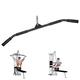 Luwint Lat Pull Down Bar, Pulldown Handle with Wide and Close Grips, Cable Machine Attachments and Pulley Exercise Equipment, 39 Inch