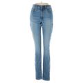 Gap Jeans - Mid/Reg Rise Skinny Leg Denim: Blue Bottoms - Women's Size 28 - Medium Wash