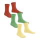 FALKE Unisex Kinder Socken Family Mixed 3-Pack K SO Baumwolle einfarbig 3 Paar, Mehrfarbig (Sortiment 0040), 19-22