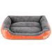 Medium Dog Bed for Medium Small Large Dogs Rectangle Washable Dog Bed Orthopedic Dog Sofa Bed Durable Plush Pet Bed Soft Calming Sleeping Puppy Bed with Anti-Slip Bottom