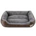 Large Pet Cat Dog Bed Warm Cozy Dog House Dog Baskets Mat Kennel Chew Proof Dog Bed