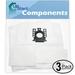 6 Replacement for Miele S828 Vacuum Bags with 6 Micro Filters - Compatible with Miele Type GN Vacuum Bags (3-Pack 2 Bags Per Pack)
