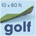 AllGreen Golf 10 x 80 FT Artificial Grass for Golf Putts Indoor/Outdoor Area Rug