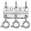 LUCKY Necklace Layering Clasps Separator for Stackable Necklaces Chains 18K Gold and Silver Plated Multiple Necklace Clasps and Closures for Women Girl