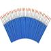 50 Pcs Pointed Round Paint Brushes for Kids Teens Beginners Short Handle Small Paint Brushes Bulk for Detail Painting Watercolor Acrylic Paint Brush Set (12.5cm (Round Brushes))
