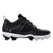 Under Armour Youth Glyde Rubber Molded Softball Cleats Black | Black Size 5 Medium