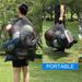 Extra Large Mesh Ball Bag Soccer Ball Bags for Coaches Adjustable Drawstring Ball Bag Waterproof Equipment Bag with Strap for Basketball Volleyball Soccer Rugby Net Ball Carrying