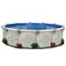 Embassy Pool Co Tahitian 12 Ft Hard Side Resin Frame Swimming Pool Package