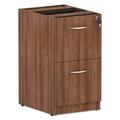 Alera Valencia Series Full Pedestal File 2 Legal/Letter-Size File Drawers Modern Walnut 15.63 x 20.5 x 28.5