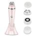 4-in-1 Electric Powered Facial Cleansing Brush Exfoliating Brush And Face Massager Rechargeable Waterproof Deep Cleansing And Soft Touch For Skin Care and Beauty.