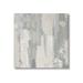 Grey Brushed Abstract Arrangement Abstract Painting Gallery Wrapped Canvas Print Wall Art