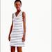 J. Crew Dresses | J. Crew Tweed Embroidered Scallop Dress 6 Petite | Color: Blue/White | Size: 6p