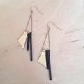 Madewell Jewelry | Madewell Earrings, Black And Gold | Color: Black/Gold | Size: Os