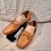 Coach Shoes | Coach Tan Leather Flower Tassel Loafers 7 | Color: Tan | Size: 7
