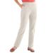 Appleseeds Women's Dennisport Easy Pull-On Chinos - Grey - 14PS - Petite Short