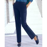 Appleseeds Women's Dennisport Easy Pull-On Chinos - Blue - 14PS - Petite Short