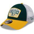 Men's New Era Green Oakland Athletics Two-Tone Patch 9FORTY Snapback Hat