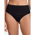 Chantelle Womens SoftStretch Stripes High Waist Thong - Black Spandex - One Size