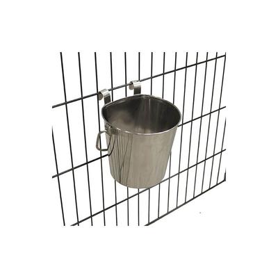 Ibanez - Hundeeimertrinker, Edelstahl, speziell zum Aufhängen in Käfigen, Fassungsvermögen 1.900 ml.
