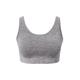 Seamless-Sport-Bustier, grau meliert