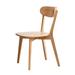 Dining Chair Wooden Oak Natural Wood Solid Chair - 18.31× 22.05 × 31.50