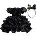 VerPetridure Baby Girl Dresses Sleeveless Princess Dresses for Girls Children s Dress Girl Sleeveless Princess Dress Sequin Mesh Dress Tufted Dress