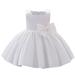 VerPetridure Toddler Girl Dresses Clearance Sleeveless Tutu Princess Dresses for Girls Toddler Girls Satin Embroidery Rhinestone Bowknot Birthday Party Gown Long Dresses