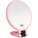 Magnifying Mirror 10X Hand Mirror with Handle for Travel Magnifying Mirror Handheld Magnifying Mirror with Double Side 10X/1X Magnification Folding Makeup Mirror Hand Held Mirror for Eyes Makeup