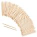 Orange Wood Nail Sticks Double Sided Wood Cuticle Pusher Remover Manicure Pedicure Tool for Home and Salon 2.9 Inches (500 Pieces)
