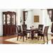 Canora Grey Parisien 4 - Person Breakfast Nook Dining Set Wood/Upholstered in Brown | 30 H x 48 W x 48 D in | Wayfair