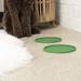 Waggo Circle Habit Mat Plastic (affordable option) in Pink/Green/White | 9 H x 9 W x 9 D in | Wayfair W063641-07