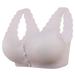 gvdentm Sports Bras Womenâ€™s Strapless Bra Underwire Full Coverage Multiway Bra Plus Size Red Carpet