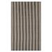 Ticking Stripe Black/Ivory Handwoven Indoor/Outdoor Rug 5 x 8