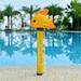 SDJMa Floating Pool Thermometer Large Size Easy Read for Water Temperature with String for Outdoor and Indoor Swimming Pools and Spas (Yellow Fish)